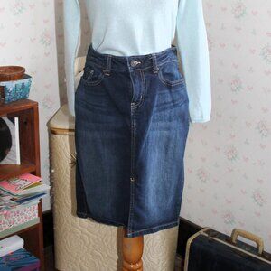 Gap Factory Denim Pencil Skirt, Size 4/27